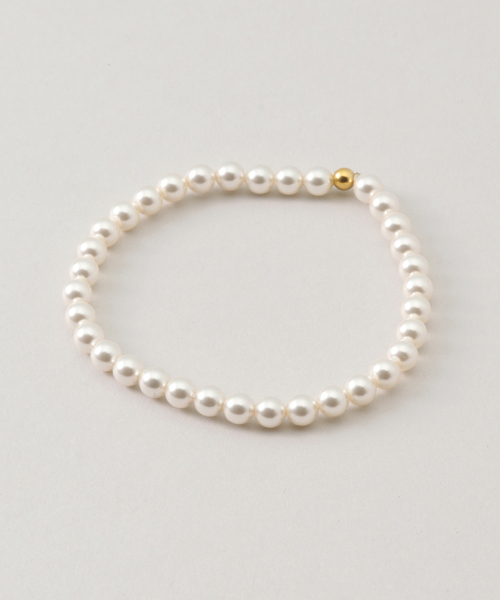 La TOTALITE（ラトータリテ）の「【PEARL INTERNATIONAL/パールインターナショナル】glass beads bracelet（ブレスレット・レディース・ホワイト・FREE）」の4枚目の写真