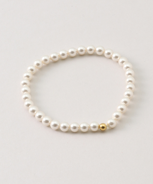 La TOTALITE（ラトータリテ）の「【PEARL INTERNATIONAL/パールインターナショナル】glass beads bracelet（ブレスレット・レディース・ホワイト・FREE）」の5枚目の写真