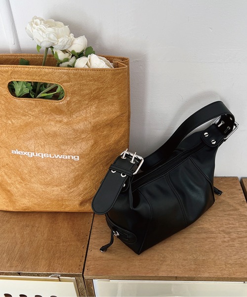 meJane（ミージェーン）の「ワンハンドルミニバッグ（ショルダーバッグ・レディース・ホワイト/ブラック・FREE）」の9枚目の写真