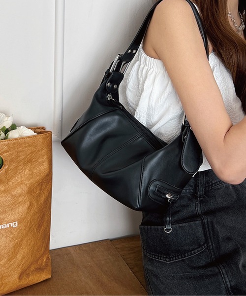 meJane（ミージェーン）の「ワンハンドルミニバッグ（ショルダーバッグ・レディース・ホワイト/ブラック・FREE）」の11枚目の写真