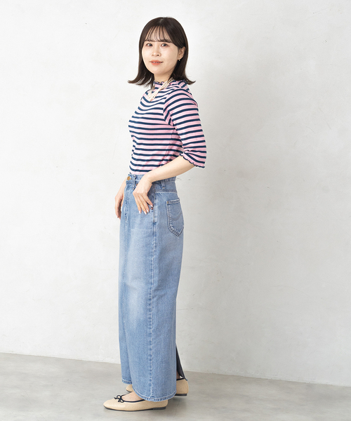 Lee(リー)の「【Lee / リー】×B.C STOCK 別注デニムマキシスカート(デニムスカート・レディース・ブルー/ブルー系その他・SMALL/MEDIUM/X-SMALL)」の21枚目の写真