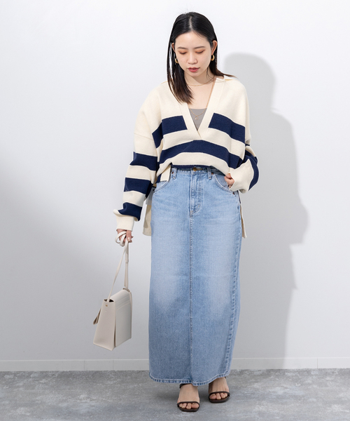 Lee(リー)の「【Lee / リー】×B.C STOCK 別注デニムマキシスカート(デニムスカート・レディース・ブルー/ブルー系その他・SMALL/MEDIUM/X-SMALL)」の19枚目の写真