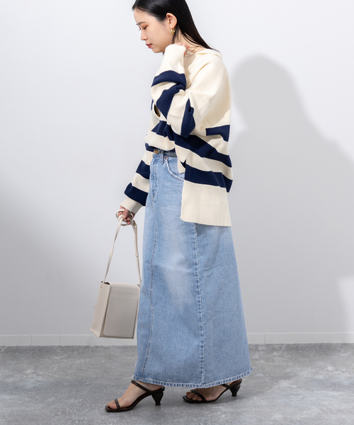 Lee(リー)の「【Lee / リー】×B.C STOCK 別注デニムマキシスカート(デニムスカート・レディース・ブルー/ブルー系その他・SMALL/MEDIUM/X-SMALL)」の18枚目の写真
