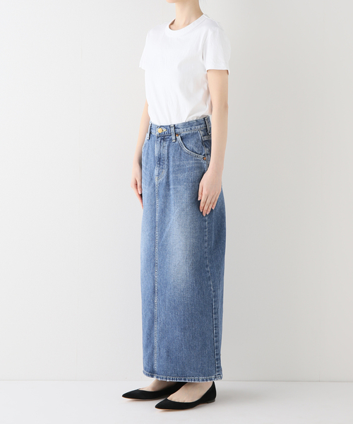 セール】【Lee / リー】×B.C STOCK 別注デニムマキシスカート（デニム