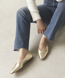 LE TALON | レザーUカットフラット(その他シューズ)