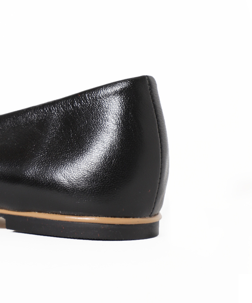 LE TALON（ルタロン）の「レザーUカットフラット（その他シューズ・レディース・アイボリー/ブラック系その他/ゴールド/オレンジ・23cm/23.5cm/24cm/24.5cm/22cm/22.5cm/25cm）」の8枚目の写真
