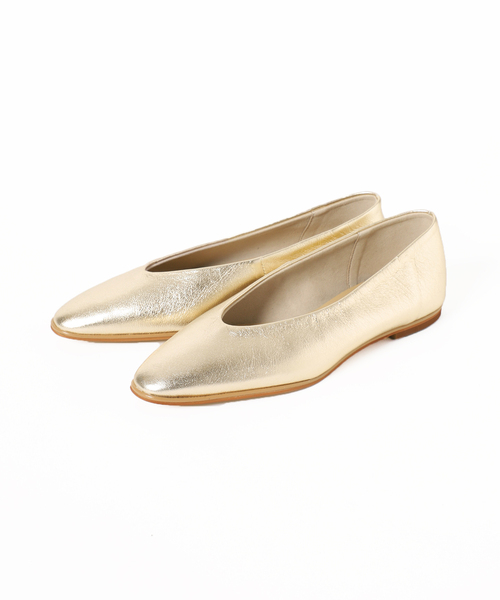 LE TALON（ルタロン）の「レザーUカットフラット（その他シューズ・レディース・アイボリー/ブラック系その他/ゴールド/オレンジ・23cm/23.5cm/24cm/24.5cm/22cm/22.5cm/25cm）」の19枚目の写真