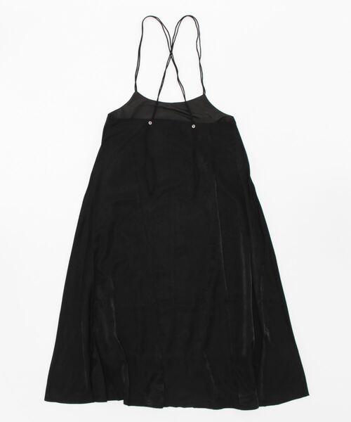 STYLEBLOCK（スタイルブロック）の「レーヨン系ツイルシンストラップキャミワンピース（ワンピース・レディース・ブラック/ホワイト系その他/ライトグレー/ブルー/ベージュ・M）」の6枚目の写真