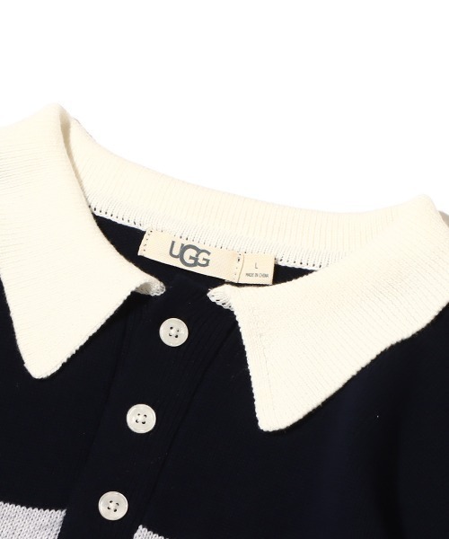 hide　UGG タートルネックニット　アグ　ネイビー　Mサイズ hide様専用 UGG タートルネックニット アグ ネイビー Mサイズ
