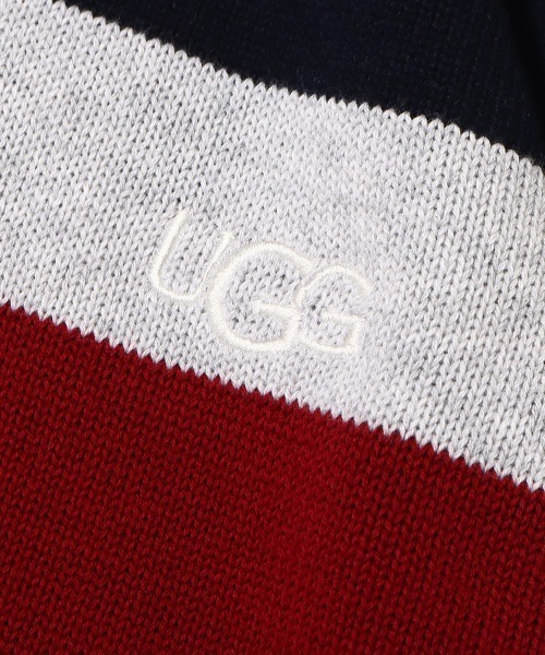 UGG(アグ)の「UGG@mos ラガーニットトップス(ニット/セーター・レディース・ネイビー/グレー/ミント・M/L)」の11枚目の写真