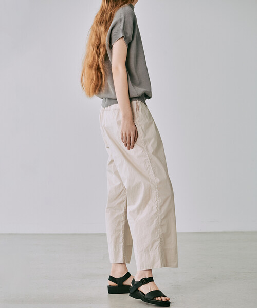 ORCIVAL（オーシバル）の「ORCIVAL |〈別注〉コットン ワイドイージーパンツ WOMEN（その他パンツ・レディース・ベージュ/ブラウン/チャコール/ダークネイビー・1）」の8枚目の写真