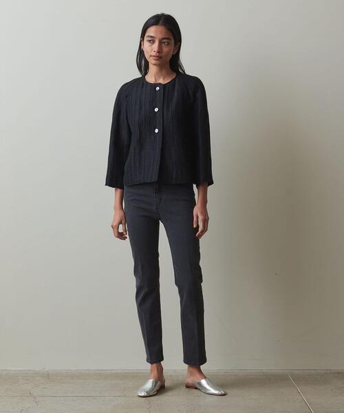 STEVEN alan JACQUARD BLOUSON ジャケット　黒 羽織り Steven Alan（スティーブンアラン）の「＜Steven Alan＞JACQUARD