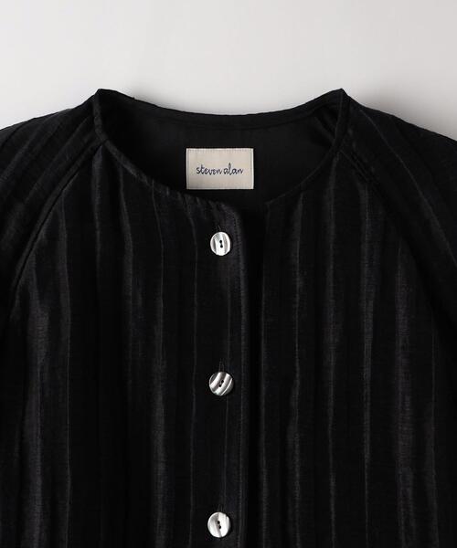 STEVEN alan JACQUARD BLOUSON ジャケット　黒 羽織り Steven Alan（スティーブンアラン）の「＜Steven Alan＞JACQUARD