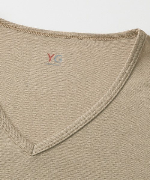 YG（ワイジー）の「YG/ワイジー VネックTシャツ DRY＆DEO 2枚組（インナーウェア/肌着・メンズ・ホワイト/ライトグレー/ベージュ系その他・X-LARGE/LARGE/MEDIUM）」の16枚目の写真