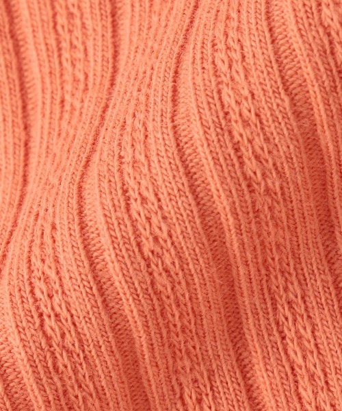 petit main（プティマイン）の「【リンク】ネックレスつきメロートップス(キッズ)（Tシャツ/カットソー・キッズ・アイボリー/ブラック/オレンジ/ラベンダー・100cm/110cm/80ｃｍ/120cm/90cm/130cm）」の6枚目の写真