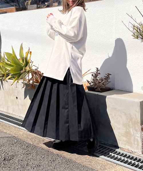 Mysa&Liina（ミーサリーナ）の「オーバーサイズハーフZIPスウェット（スウェット・レディース・杢グレー/オフホワイト/オレンジ・M）」の19枚目の写真