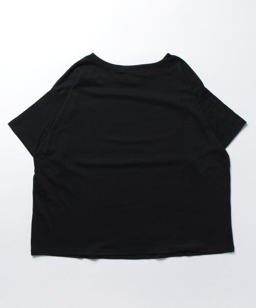 miclat（ミクラ）の「大きいサイズ　シンプルロゴT　miclat（Tシャツ/カットソー・レディース・オフホワイト/ブラック・L/LL/3L/4L/5L）」の20枚目の写真