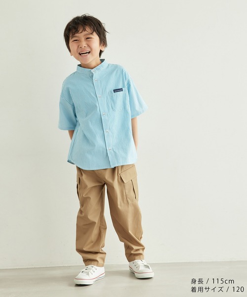 ROPE' PICNIC(ロペピクニック)の「【BOYS】アソート柄ハーフスリーブシャツ(シャツ/ブラウス・キッズ・ブラック/ブルー系その他5・110/120/130/140/150)」の14枚目の写真
