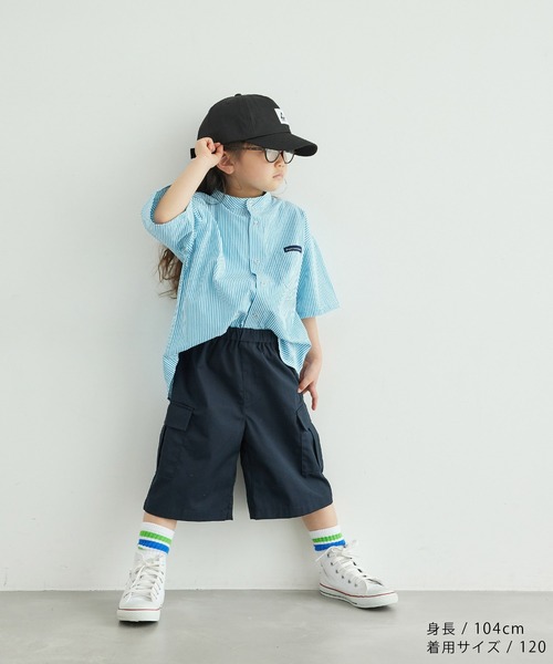 ROPE' PICNIC(ロペピクニック)の「【BOYS】アソート柄ハーフスリーブシャツ(シャツ/ブラウス・キッズ・ブラック/ブルー系その他5・110/120/130/140/150)」の17枚目の写真