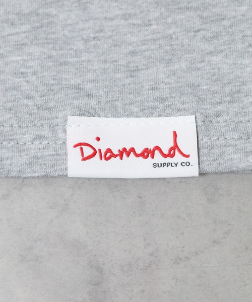 Diamond SUPPLY CO.（ダイアモンドサプライ）の「『DIAMOND SUPPLY/ダイアモンドサプライ』OG SCRIPT SS TEE（Tシャツ/カットソー・レディース・グレー/ブラック/ミント・X-LARGE/LARGE/MEDIUM）」の8枚目の写真
