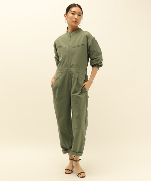 HEREIAM（ヘレイアム）の「【HEREIAM】撥水ジャンプスーツ（つなぎ/オールインワン・レディース・ブラック/カーキ・MEDIUM/SMALL）」の22枚目の写真