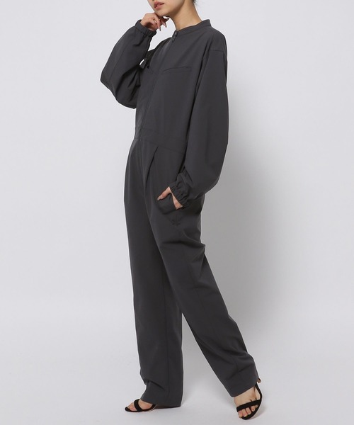 HEREIAM（ヘレイアム）の「【HEREIAM】撥水ジャンプスーツ（つなぎ/オールインワン・レディース・ブラック/カーキ・MEDIUM/SMALL）」の14枚目の写真