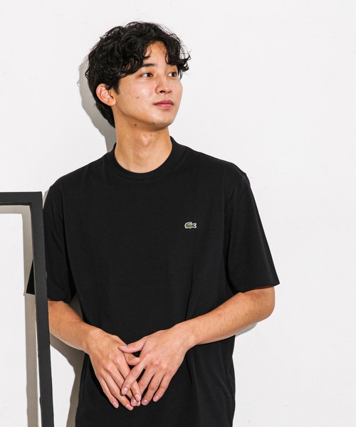 【新品】ラコステ　別注　ジャケットtシャツ ベージュ LACOSTE（ラコステ）の「LACOSTE/別注 ジャケT（Tシャツ