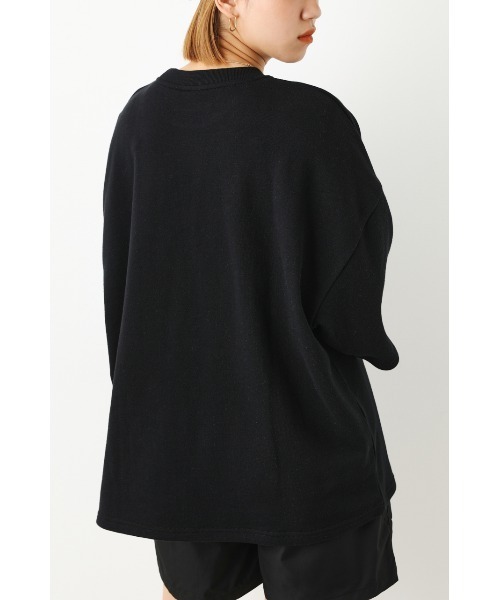 RODEO CROWNS WIDE BOWL(ロデオクラウンズワイドボウル)の「SHARE スウェット S/S トップス(Tシャツ/カットソー・レディース・アイボリー/ブラック/グリーン・FREE)」の6枚目の写真