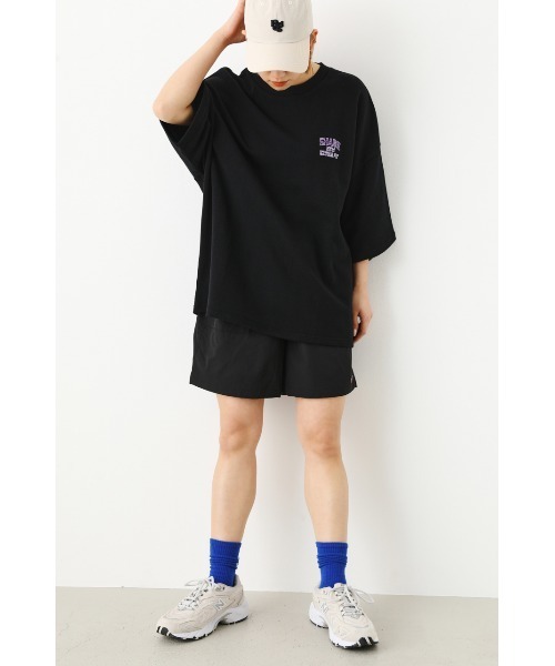 RODEO CROWNS WIDE BOWL(ロデオクラウンズワイドボウル)の「SHARE スウェット S/S トップス(Tシャツ/カットソー・レディース・アイボリー/ブラック/グリーン・FREE)」の11枚目の写真