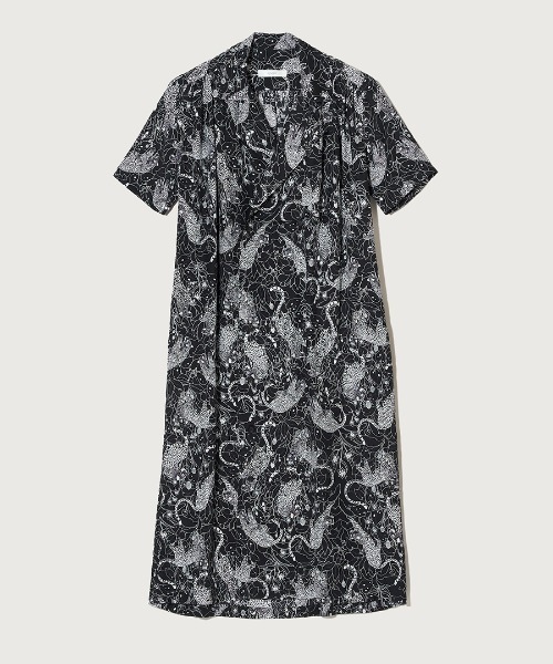 G.V.G.V.(ジーヴィージーヴィー)の「LEOPARD PRINT DOUBLE FRONT DRESS(シャツワンピース・レディース・ブラック・34/36)」の14枚目の写真