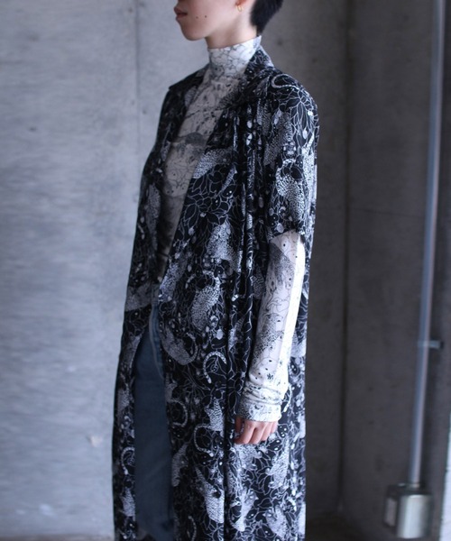 G.V.G.V.(ジーヴィージーヴィー)の「LEOPARD PRINT DOUBLE FRONT DRESS(シャツワンピース・レディース・ブラック・34/36)」の9枚目の写真