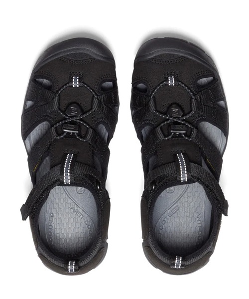 KEEN（キーン）の「KEEN/キーン キッズ サンダル 水陸両用 SEACAMP II CNX シーキャンプ 1027412（サンダル・キッズ・ブラック・19.5cm/18.5cm/16.0cm/18.0cm/17.0cm/15.0cm）」の4枚目の写真