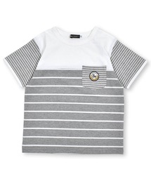 BeBe/【お揃い】マリンボーダーポケットTシャツ(80~150cm)