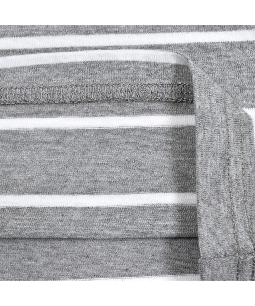 BeBe（ベベ）の「BeBe/【お揃い】マリンボーダーポケットTシャツ(80~150cm)（Tシャツ/カットソー・キッズ・グレー系その他/ブルー系その他・120/80/140/150/110/100/90/130）」の13枚目の写真