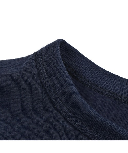 BeBe（ベベ）の「BeBe/【お揃い】マリンボーダーポケットTシャツ(80~150cm)（Tシャツ/カットソー・キッズ・グレー系その他/ブルー系その他・120/80/140/150/110/100/90/130）」の16枚目の写真