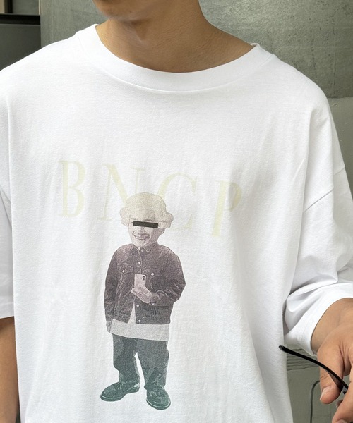キャピタル　人物プリント Tシャツ キャピタル非売品 人物プリント Tシャツ メンズ