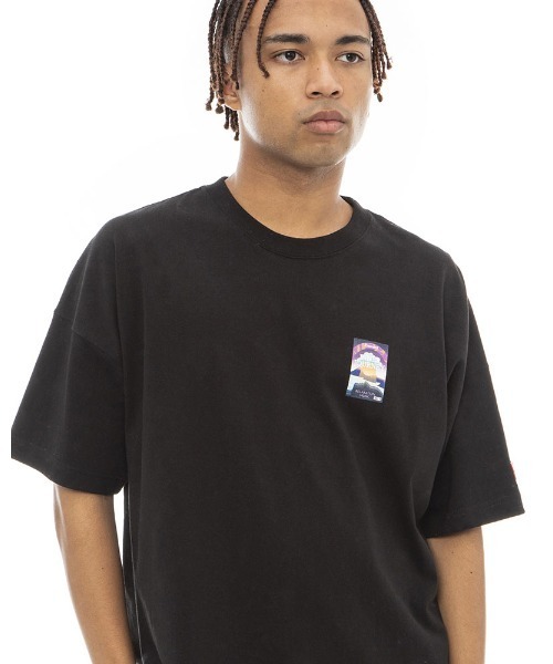 ELEMENT（エレメント）の「ELEMENT メンズ TAPE COVER FACE SS Ｔシャツ 【2023年夏モデル】/エレメント半袖Tシャツ（Tシャツ/カットソー・メンズ・ブラック/ホワイト/マルチ・MEDIUM/LARGE/X-LARGE）」の14枚目の写真