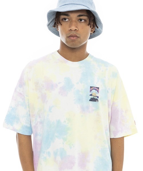 ELEMENT（エレメント）の「ELEMENT メンズ TAPE COVER FACE SS Ｔシャツ 【2023年夏モデル】/エレメント半袖Tシャツ（Tシャツ/カットソー・メンズ・ブラック/ホワイト/マルチ・MEDIUM/LARGE/X-LARGE）」の7枚目の写真