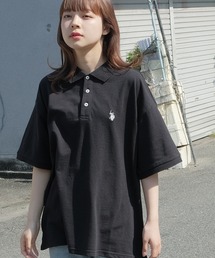 U.S. POLO ASSN. / ユーエスポロアッスン 別注 コラボ オーバーサイズ 半袖 ポロシャツ
