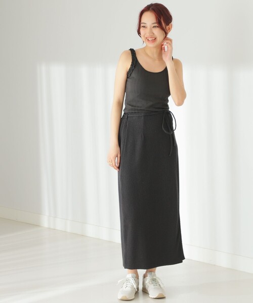 B:MING by BEAMS（ビーミングバイビームス）の「B:MING by BEAMS / フリル キャミソール（キャミソール・レディース・ブラック系その他4/パープル系その他4/ミント・ONE SIZE）」の4枚目の写真