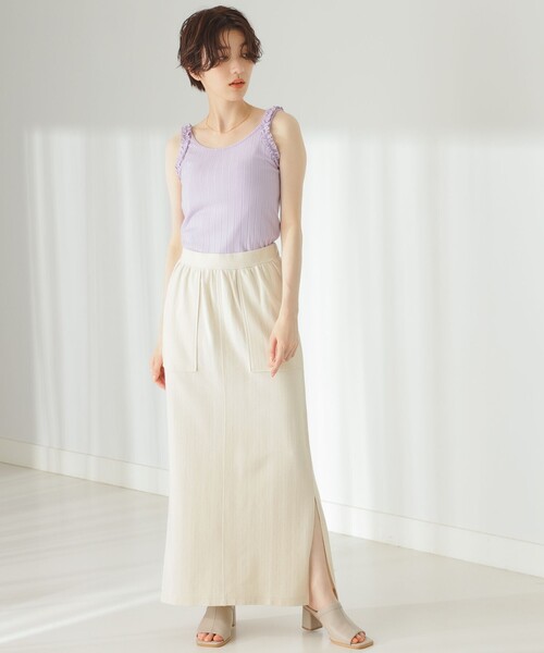 B:MING by BEAMS（ビーミングバイビームス）の「B:MING by BEAMS / フリル キャミソール（キャミソール・レディース・ブラック系その他4/パープル系その他4/ミント・ONE SIZE）」の13枚目の写真