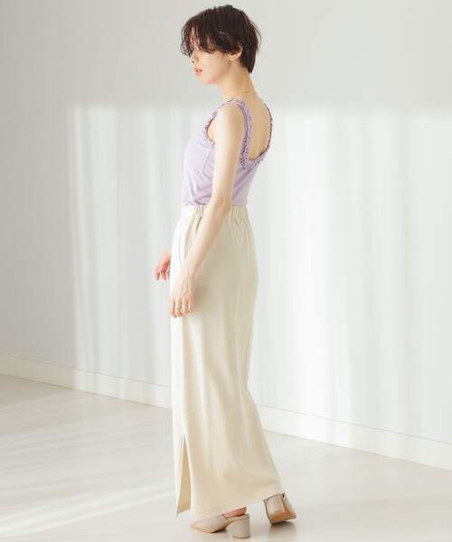 B:MING by BEAMS（ビーミングバイビームス）の「B:MING by BEAMS / フリル キャミソール（キャミソール・レディース・ブラック系その他4/パープル系その他4/ミント・ONE SIZE）」の16枚目の写真