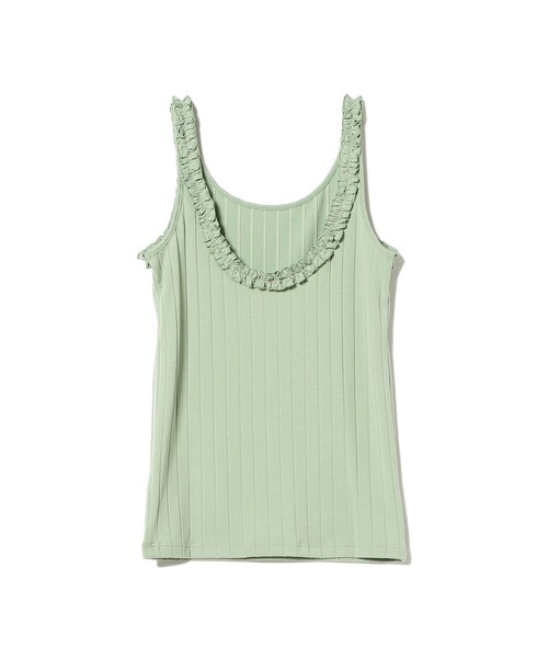 B:MING by BEAMS（ビーミングバイビームス）の「B:MING by BEAMS / フリル キャミソール（キャミソール・レディース・ブラック系その他4/パープル系その他4/ミント・ONE SIZE）」の14枚目の写真