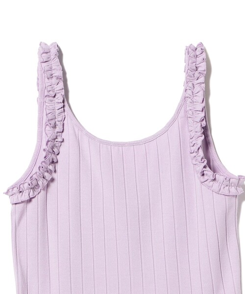 B:MING by BEAMS（ビーミングバイビームス）の「B:MING by BEAMS / フリル キャミソール（キャミソール・レディース・ブラック系その他4/パープル系その他4/ミント・ONE SIZE）」の6枚目の写真