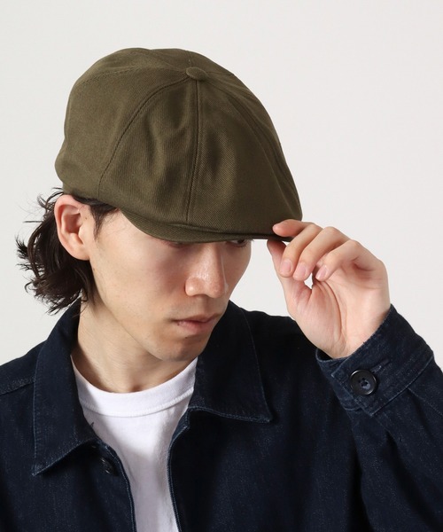 Fabulous（ファビュラス）の「fabulous ツイルキャスハンチング（ハンチング/ベレー帽・メンズ・ブラック/カーキ/ベージュ・FREE）」の3枚目の写真