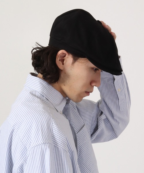 Fabulous（ファビュラス）の「fabulous ツイルキャスハンチング（ハンチング/ベレー帽・メンズ・ブラック/カーキ/ベージュ・FREE）」の7枚目の写真