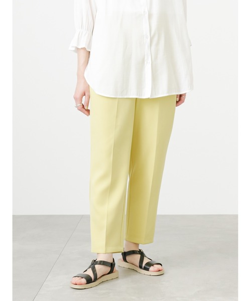 Samansa Mos2 blue（サマンサモスモスブルー）の「【接触冷感】マルチスタイルテーパードパンツ（その他パンツ・レディース・ブラック/グレー/オフホワイト/サックスブルー/ピンク/イエロー/グリーン・LARGE/SMALL/MEDIUM）」の15枚目の写真