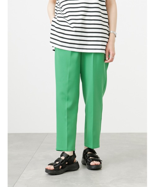 Samansa Mos2 blue（サマンサモスモスブルー）の「【接触冷感】マルチスタイルテーパードパンツ（その他パンツ・レディース・ブラック/グレー/オフホワイト/サックスブルー/ピンク/イエロー/グリーン・LARGE/SMALL/MEDIUM）」の18枚目の写真