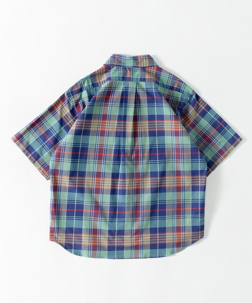 MUHET（ミュエータ）の「レギュラーカラー半袖シャツ（シャツ/ブラウス・レディース・サックスブルー/その他/オフホワイト/グリーン系その他/ブルー系その他・MEDIUM/SMALL/LARGE）」の7枚目の写真