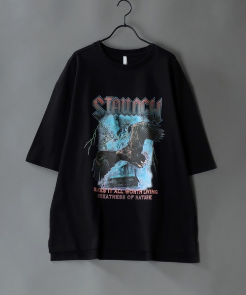 SITRY（シトリー）の「Big silhouette Heavy weight vintage print T-shirt/アメリカン ヘビーウェイト ヴィンテージプリント Tシャツ（Tシャツ/カットソー・メンズ・ホワイト系その他2/ホワイト系その他3/ホワイト系その他4/ブラック系その他2/ブラック系その他3/ブラック系その他4/グレー系その他2/グレー系その他3/グレー系その他4/ホワイト系その他/ブラック系その他/グレー系その他/ホワイト/チャコールグレー/ブラック・M/L/XL/S）」の9枚目の写真